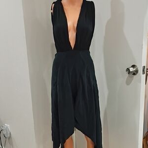 Vena Cava Black Backless Dress